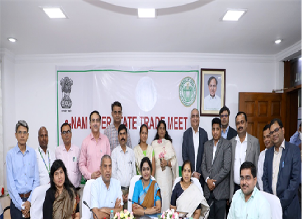 Dr.N.Vijaya Lakshmi Joint Secretary Marketing, Department of Agriculture and MD SFAC reviewed performance of e-NAM & Inter state trade- 4/4