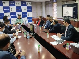 Hon’ble MD SFAC Chaired Go-Live session “HDFC Bank Limited” as Payment & Settlement bank for e-NAM - 1/6
