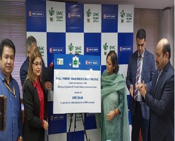 Hon’ble MD SFAC Chaired Go-Live session “HDFC Bank Limited” as Payment & Settlement bank for e-NAM - 6/6