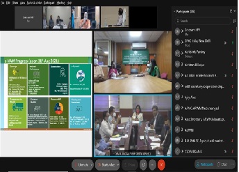 Hon’ble MD SFAC Chaired Performance Review Meeting of e-NAM States & UTs - 2/3