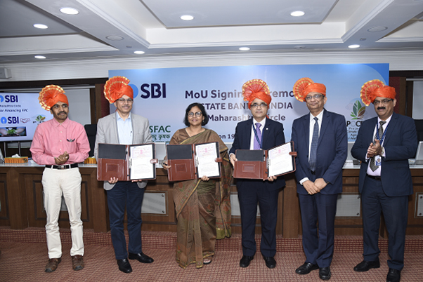 MoU between Small Farmers Agribusiness Consortium, State Bank of India